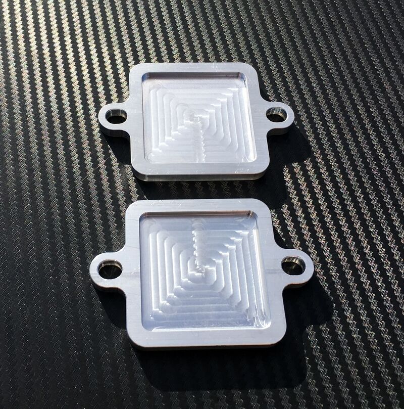 SMOG Block Off Plates - Yamaha FZ6 FZ6R FZ6S FAZER XJ6 Diversion PAIR Valve Kit