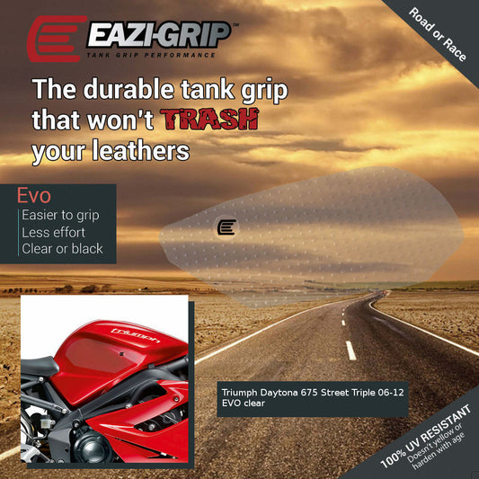 2006-2012 Daytona 675 Eazi-Grip Evo Tank Traction Pads 675R / Street Triple / R