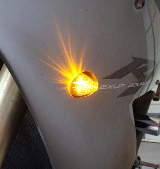 Aero LED Turn Signals - Yamaha R1 2009 2010 2011 2012 2013 2014 - Clear