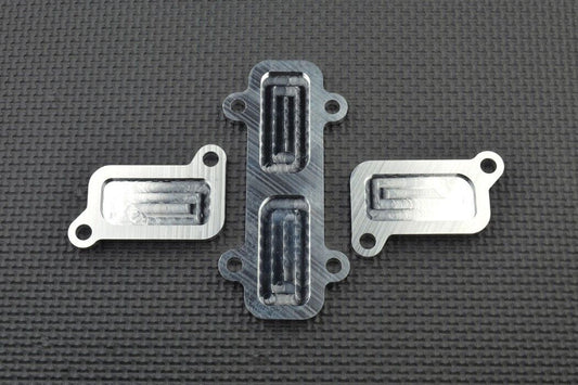 BMW K1200 K1300 S R GT SMOG Block Off Plates PAIR / AIS Eliminator Kit K1300S