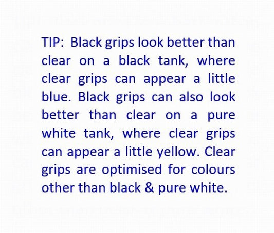 2023 + Triumph Street Triple 765 R / RS Eazi-Grip Evo Tank Traction Pads - Clear