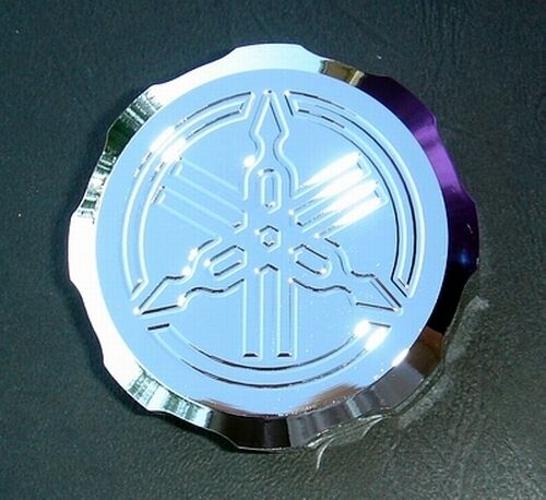 Yamaha CHROME Brake Fluid Reservoir Cap - R1 R6 R7 YZF600 FZ1