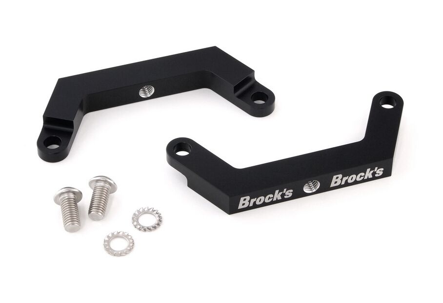 Yamaha R1 & V-Max Brock's Radial Caliper Fork Lowering Strap Brackets Drag VMAX