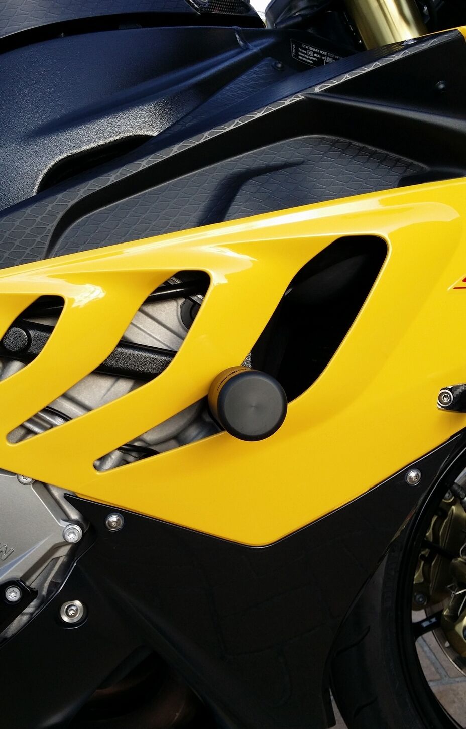 2009-18 BMW S1000RR Delrin Tip Frame Sliders / Crash Knobs S1000 RR & HP4