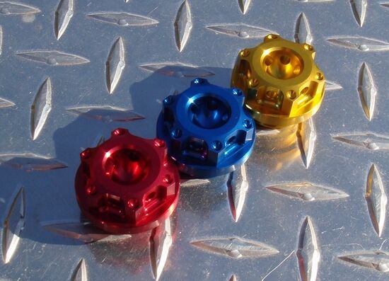 BMW S1000RR Billet Oil Cap - RED Anodized Filler Plug S1000XR S1000R HP4 G310R