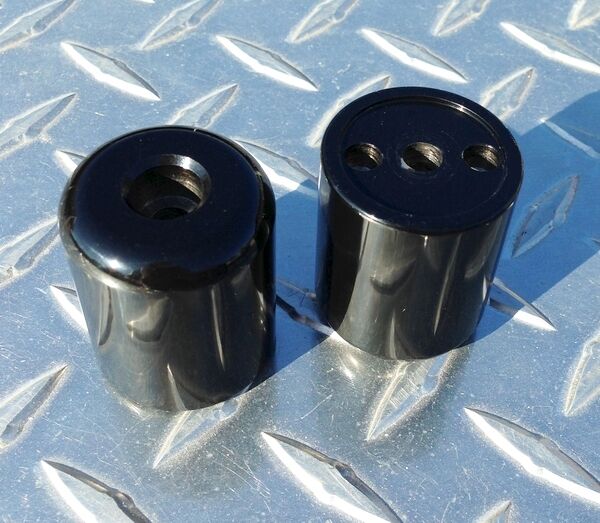 Black Weighted Bar Ends R1 R3 R6 R7 MT09 CBR 600RR 1000RR DL1000 HAYABUSA SV650