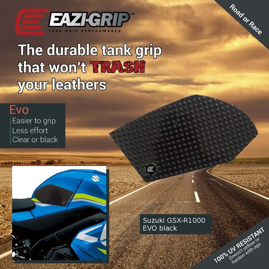 2017 + GSX-R1000 Eazi-Grip Evo Tank Traction Pads Suzuki GSXR 1000 GSX-R 1000R