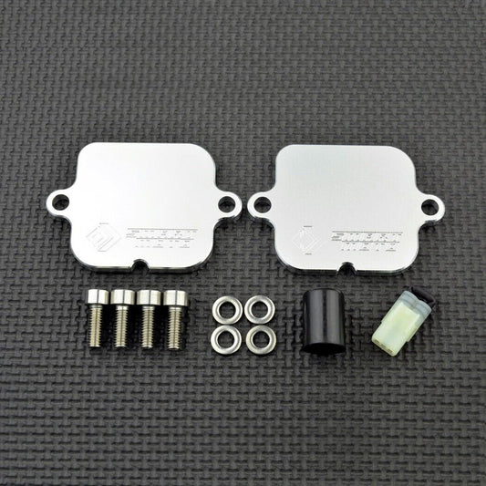 Honda CBR1100XX Blackbird SMOG Block Off Plates PAIR AIS Eliminator CBR 1100XX