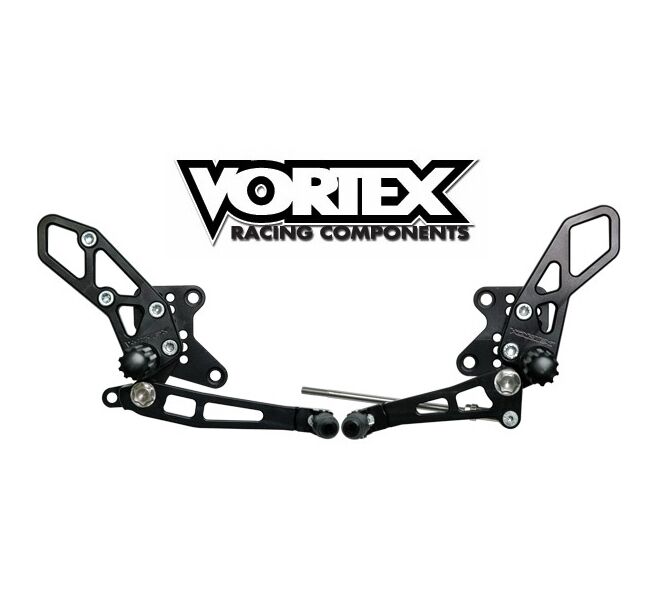 VORTEX V2 Rearsets - 2008-2017 Kawasaki Ninja 250 300 Rear-Sets 250R 300R RS424