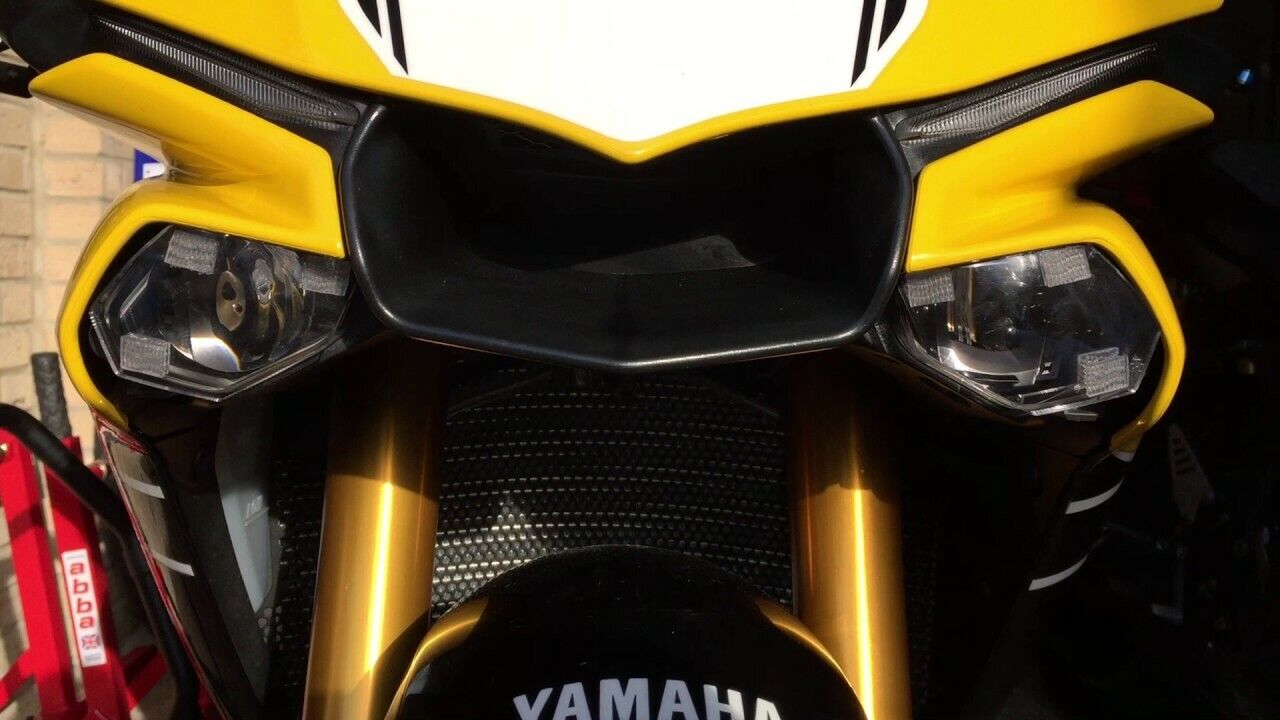 Yamaha 17-20 R6 Dark Tinted Headlight Covers / Protectors 2017 2018 2019 2020