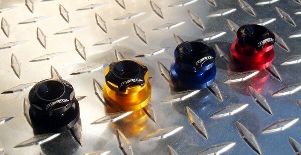 Blue 10mm Swingarm Spools - 250R 300 ZX6 ZX10 ZX12 ZX14 Z1000 Z750 650R RC8 DUKE