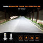 Dual H7 LED Headlight Bulbs ZX6R ZX10R Ninja 250R 300 650R Z750S Z800 Z900 Z1000