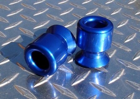 Blue 6mm Swingarm Sliders / Spools R1 R6 R3 FZ1 FZ8 MT01 MT09 MT10 RSV4 675 675R