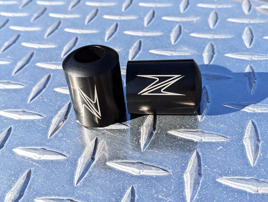 Z Logo Bar Ends Sliders - Z250 Z300 Z400 Z650 Z750 Z800 Z900 Z1000 ZH2 Kawasaki