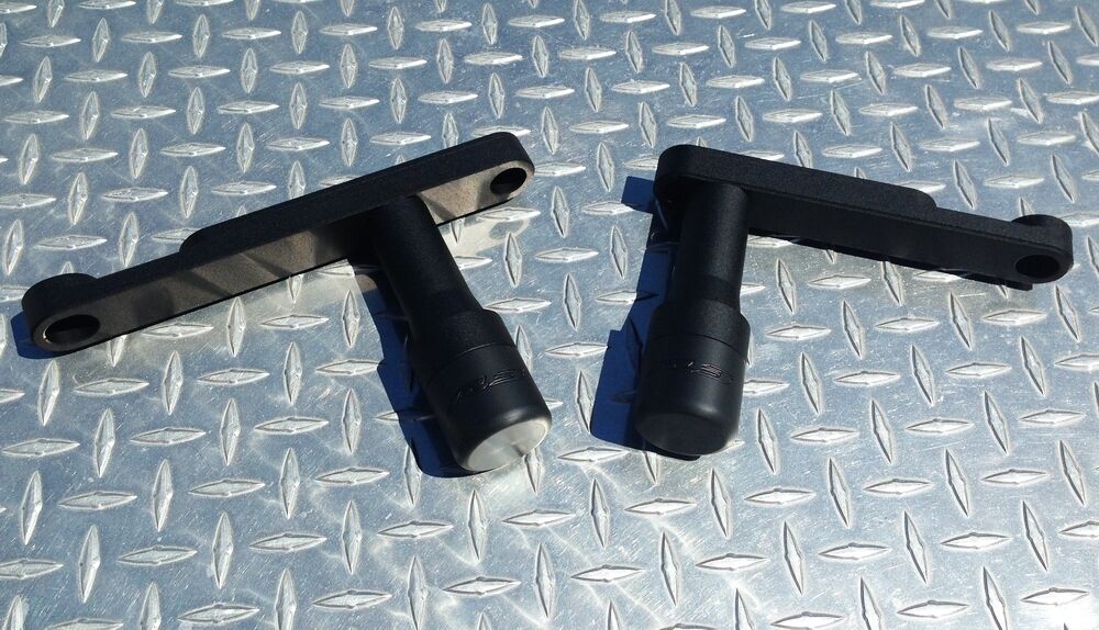 Yamaha  R3  NO-CUT 3D Frame Sliders - Delrin Tips - 2014 2015 2016 2017 2018