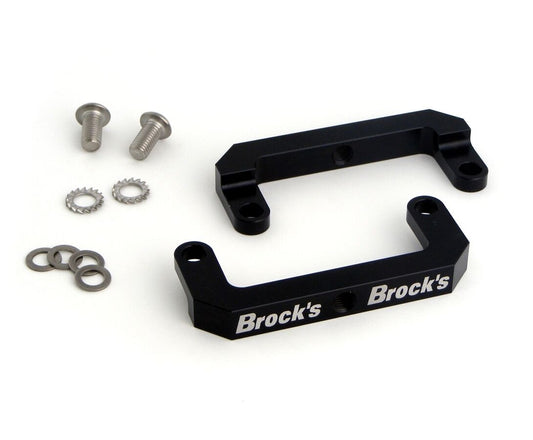 GSXR Hayabusa CBR - Brocks Radial Caliper Fork Strap Brackets 600RR 1000RR 108mm