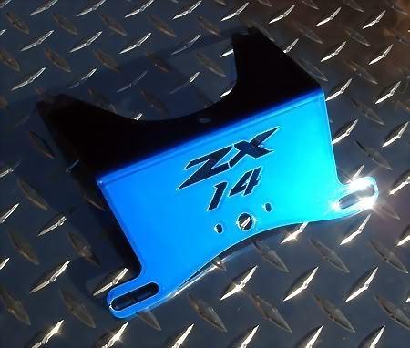 Kawasaki ZX14 Candy BLUE Fender Eliminator / Tail Tidy ZZR1400 ZX14R