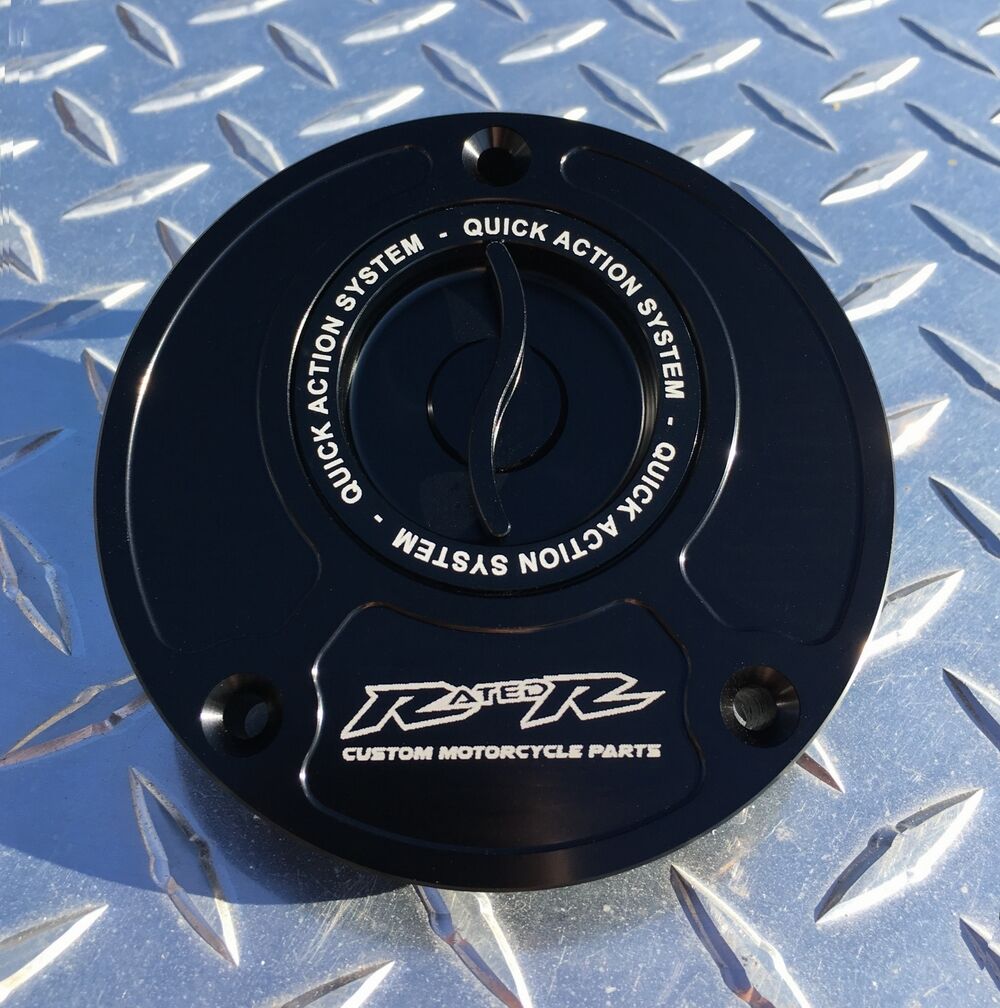 Quick Fuel Gas Cap - GSXR 600 750 1000 SV650 SV1000 DL 650 GSF GSR GSXS Hayabusa