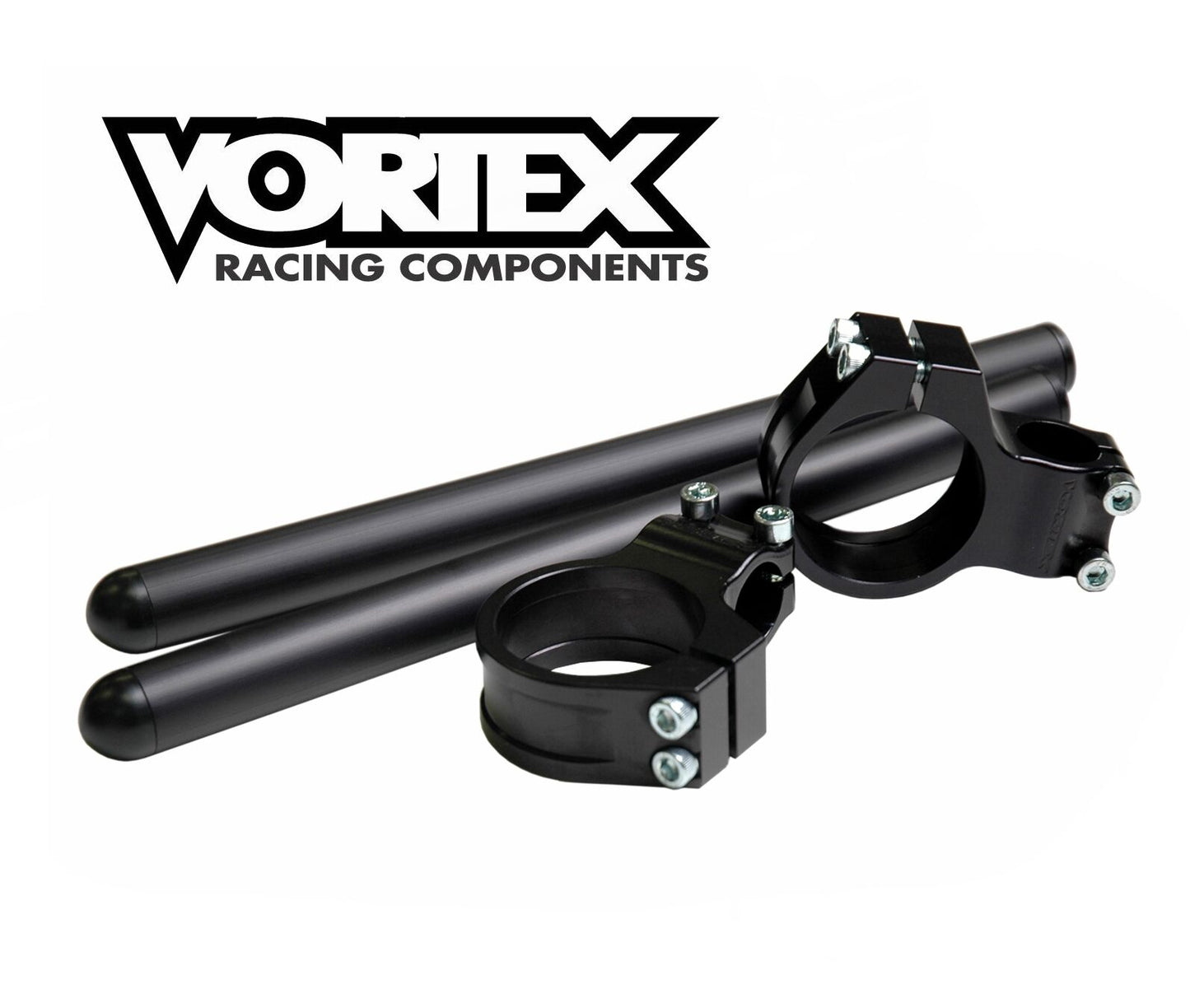 Vortex 51mm Clip-On Handle Bars - GT650R RC8 '09+ ZX6R RSV 1000R RSV4 Handlebars