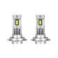 Pair Mini H7 LED Headlight Bulbs 2 x Globes 12V 6500k CSP Chips 1:1 Size IP65