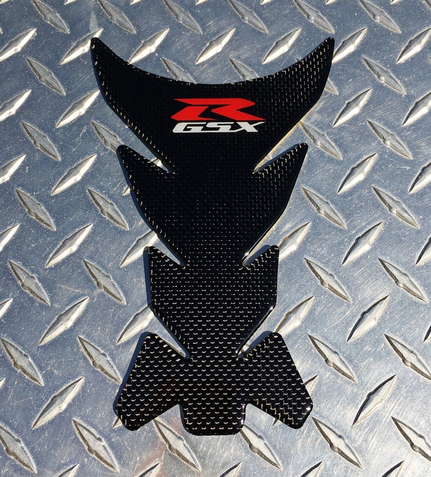 GSX-R Real Carbon Fibre 3D Tank Pad Protector GSXR 250 600 750 1000 1100