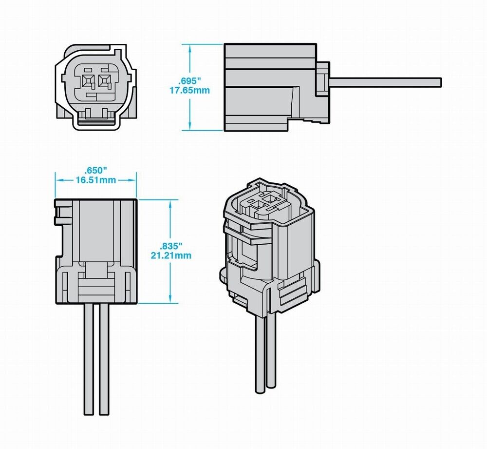 2017 + Yamaha R6 Turn Signal Adapter Plugs / Connectors 2018 2019 2020 2021