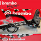 Brembo 19RCS Adjustable Radial Front Brake Master Cylinder RCS 19 Lever + Tygon