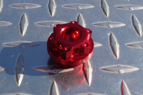 RED Yamaha Oil Filler Cap / Plug - R1 R6 FZ1 FZ8 FZ6 XJ6S FZR FJR1300 MT01