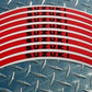 Red SUZUKI Logo Rim Stripes GSXR TLR TL1000S SV650 SV1000 HAYABUSA 650F 1250s