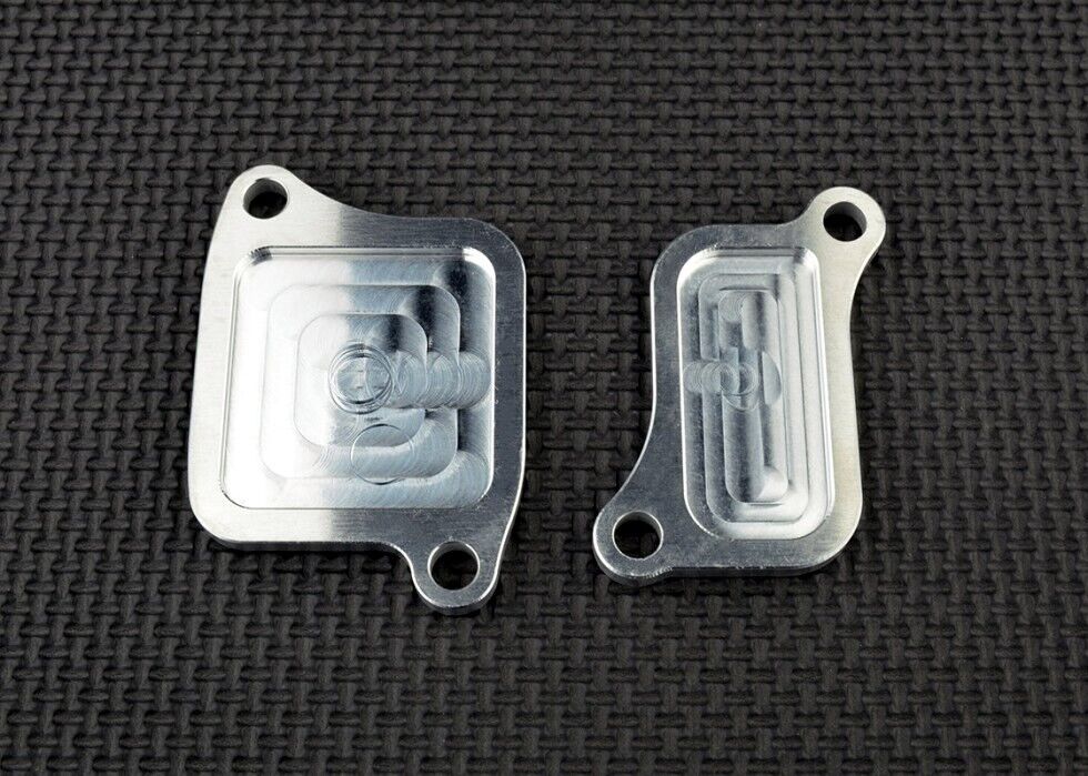 Triumph Street Triple & Trident 660 SMOG Plates PAIR Valve AIS Block Off