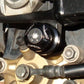 Black 10mm Swingarm Spools - Kawasaki ER6 650R ZX6 ZX9 ZX10 ZX12 ZX14 Z1000 Z800