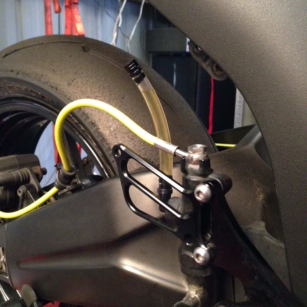 TYGON Rear Brake Reservoir Delete - ZX6 ZX9 ZX10 ZX14 Z1000 Z800 Z750 ER6 650R