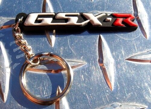 Suzuki GSX-R 3D Soft Rubber Keyring Keychain GSXR 250 600 750 1000 1100