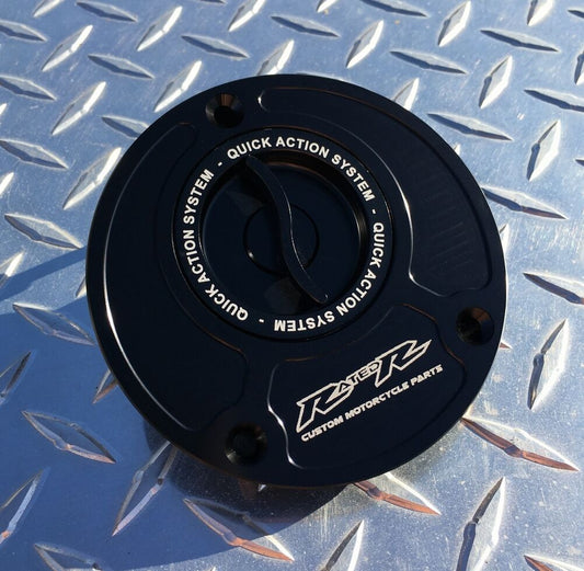 Quick Fuel Gas Cap - GSXR 600 750 1000 SV650 SV1000 DL 650 GSF GSR GSXS Hayabusa