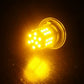 2x 45 LED Turn Signal Bulbs GSXR HAYABUSA ZX6 ZX10 ZX14 GTR1400 650R BAU15s 7507