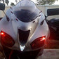 Red LED Running Park Lights R1 R3 R6 GSXR SV1000 650R ZX10 ZX14 CBR 675 S1000RR