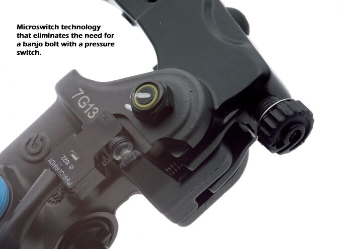 Brembo 19RCS Adjustable Radial Front Brake Master Cylinder RCS 19 Lever + Tygon