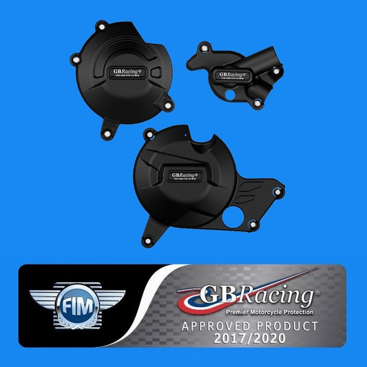 GB Racing 2015 + SV650 SV650X Engine Cover Slider Set - 2017 2018 DL650 V-Strom