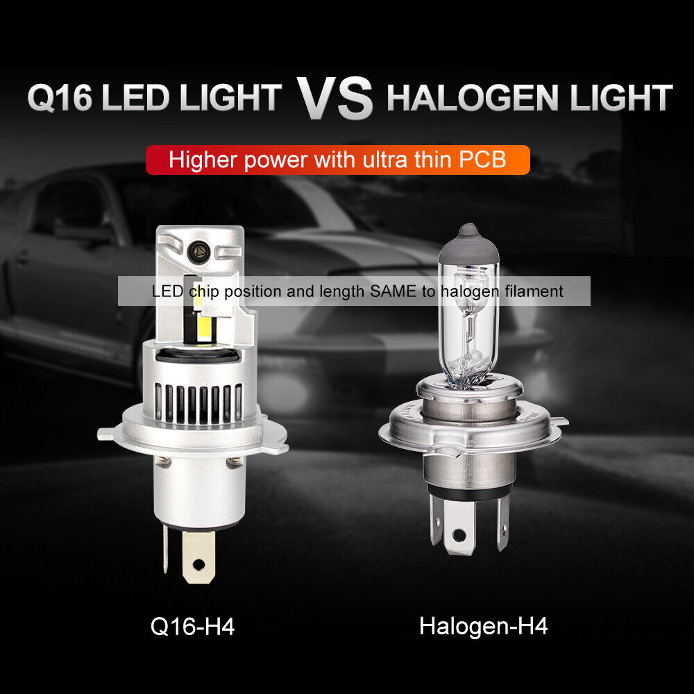 H4 LED Headlight Bulb DUKE RnineT CB500 CBR650F CB1100 M109R FZ8 MT09 DRZ WR250