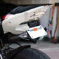 BMW S1000RR White Fender Eliminator / Tail Tidy / Plate Bracket + S1000R & HP4