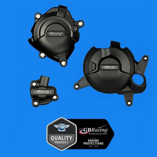 2023 + Yamaha R3 MT-03 GB Racing Engine Case Cover Slider Protection Set MT03