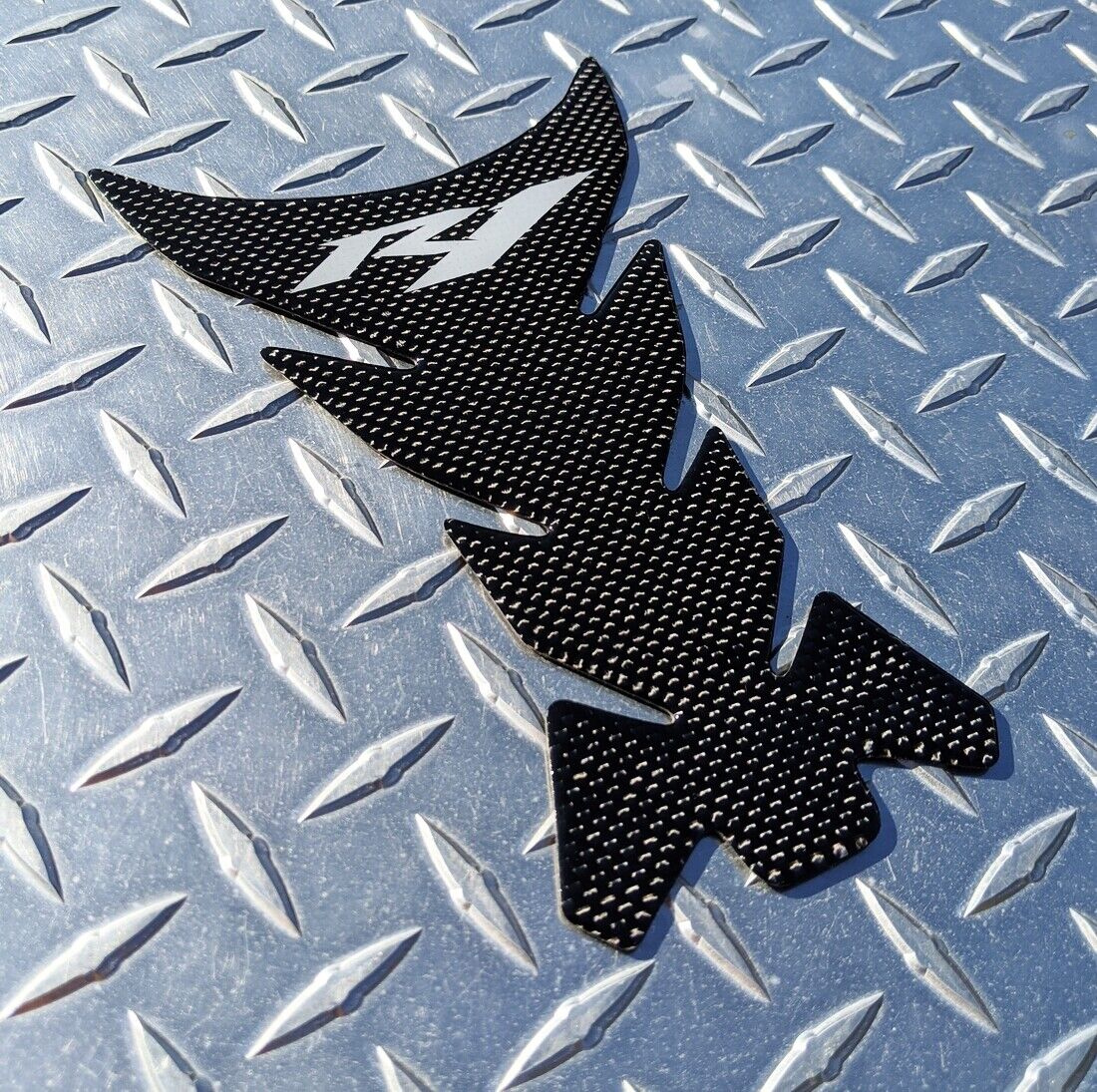 Yamaha R1 REAL Carbon Fibre Fuel / Gas Tank Pad Protector YZF-R1 R1M R1S Fiber