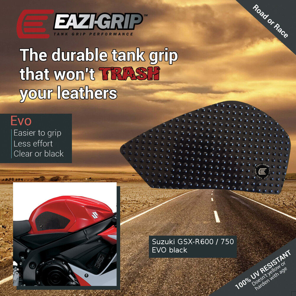 2011 - 2022 GSX-R 600 Eazi-Grip Evo Tank Traction Pads GSXR M0 L9 L8 L7 L6 L5 L4