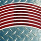 Hayabusa Kanji Logo Burgundy Rim Stripes / Tape - Suzuki GSXR GSX1300R BUSA