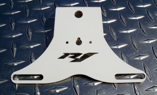 2004-14 R1 White NTS Fender Eliminator Plate Bracket 13 12 11 10 09 08 07 06 05