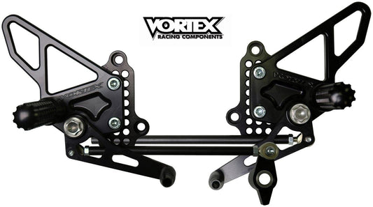 VORTEX Rearsets - Ducati  848 / EVO /  1098  /  1198 Rear Sets Foot Pegs  RS198K
