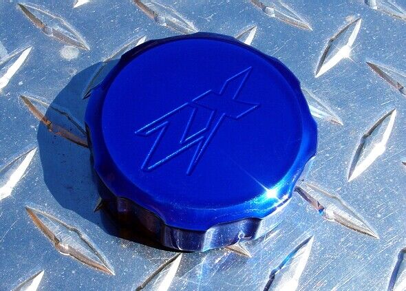 Kawasaki CANDY Blue Brake Fluid Reservoir Cap ZX6 ZX7 ZX9 ZX10 ZX14 ZX10R ZX14R