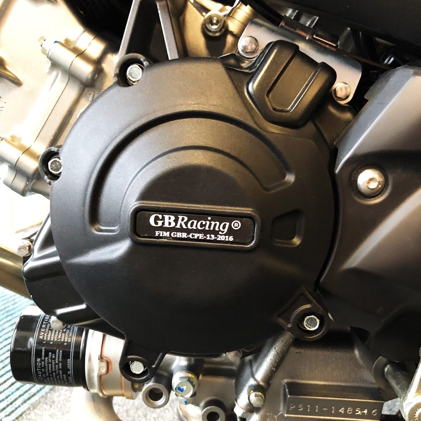 GB Racing 2015 + SV650 SV650X Engine Cover Slider Set - 2017 2018 DL650 V-Strom