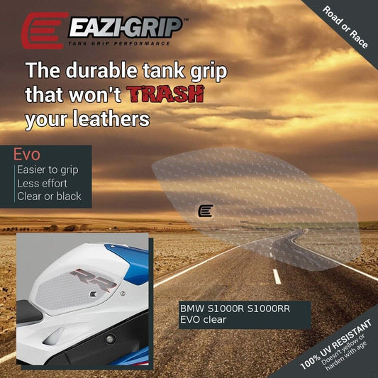 2015 - 2018 S1000RR Eazi-Grip Evo Tank Traction Pads S1000R 2019 2020 Clear
