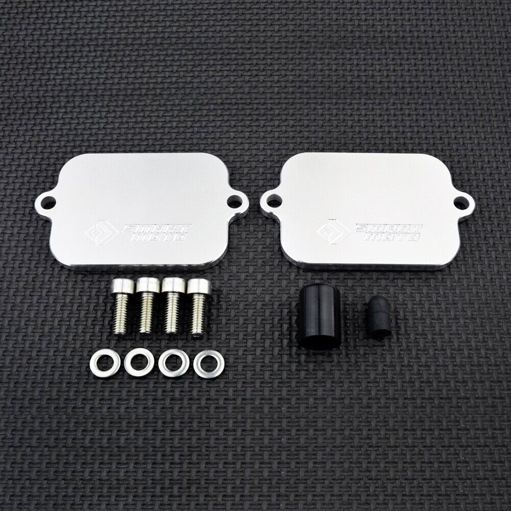 ZX12R ZX9R ZXR750 ZZR600 SMOG Blanking Plates PAIR Block Off Kawasaki 97-02 ZX6R